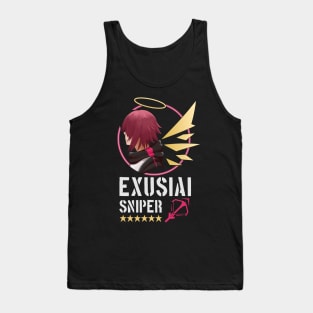 Exusiai card Logo detail Tank Top